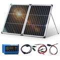 140W Foldable Solar Panel Monocrystalline PV Panel with 23% High Efficiency and Waterproof for Camping, Motorhome, Outdoor Use