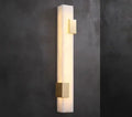 Simple All Copper Long Marble Wall Lamp Aisle Staircase Bedroom Headboard Background  LED Wall Light Fixture Indoor Decor Lustre