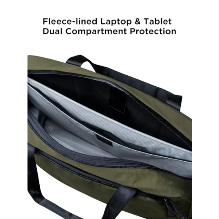 Bravo Brief - 16 Inch Laptop Briefcase Business Shoulder Bag with Weatherproof Messenger Bag for Men Work Travel