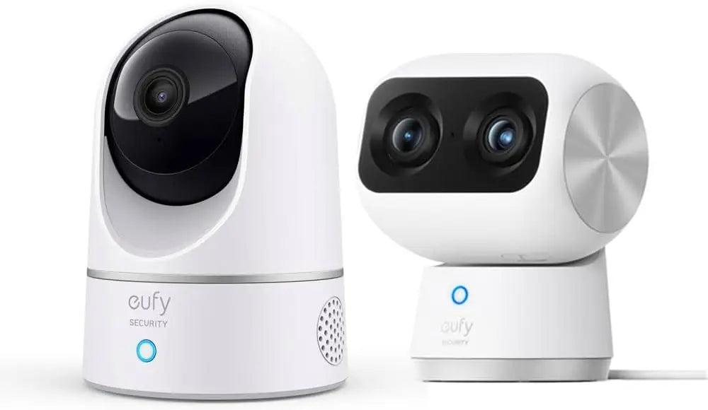 4K UHD Indoor Security Camera with Dual Lenses, 360° PTZ & 8× Zoom for Home Monitoring