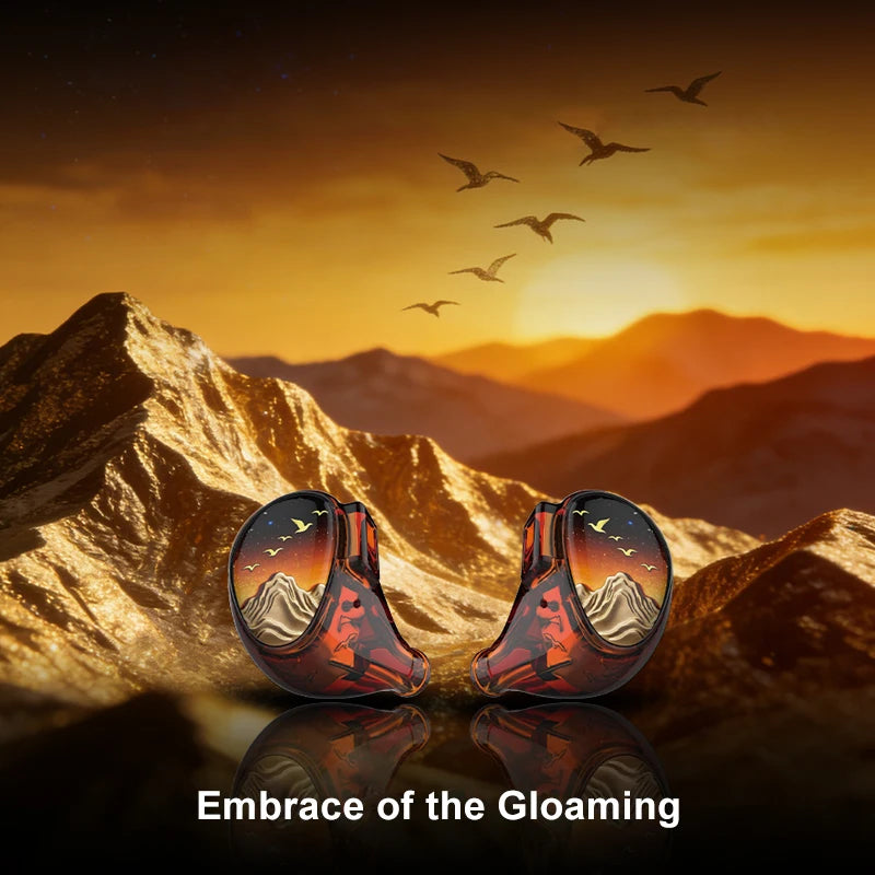 Celest PhoenixCall II 2DD +2BA（Knowles） +2FPD Upgraded HiFi In-Ear Headphones Switchable Cable 3.5mm+4.4mm