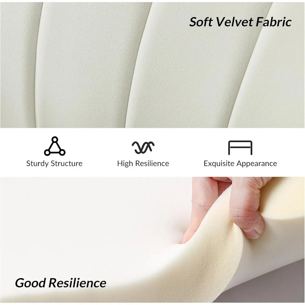 Modern Velvet Loveseat Sofa with Flower Shaped Back, Comfy Upholstered 2-Seater Sofa with Gold Metal Legs, Small Love Seat Acce