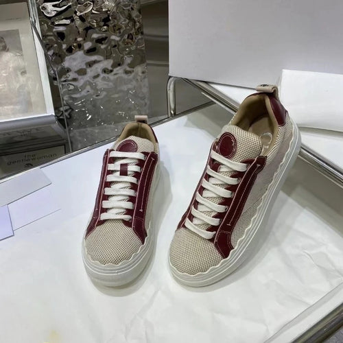 2026 Platform Casual Board Shoes Increase in Height  New 2026 Trend Little White Shoes Fashion Versatile Outer Board Shoes Women