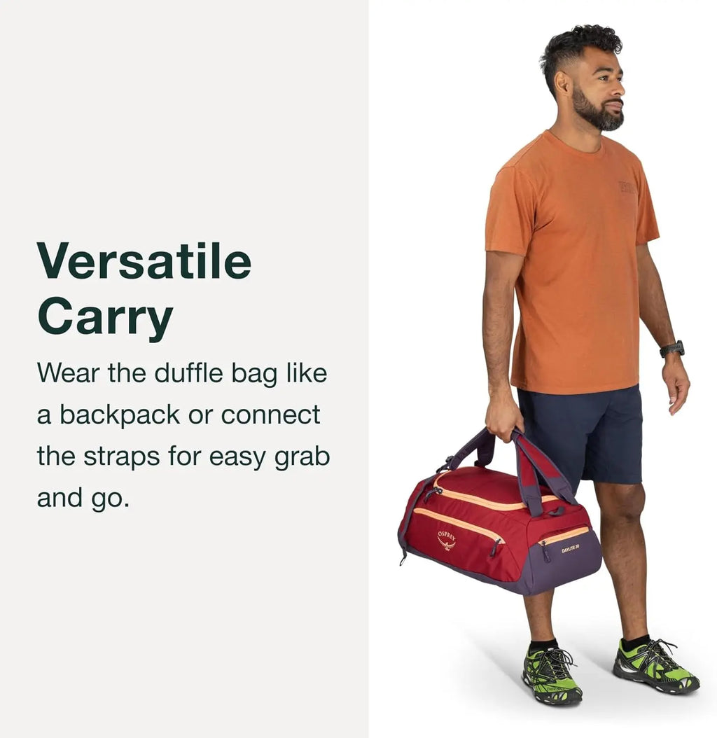 Convertible Duffel Backpack for Gym, Commute, Travel - Durable Everyday Bag