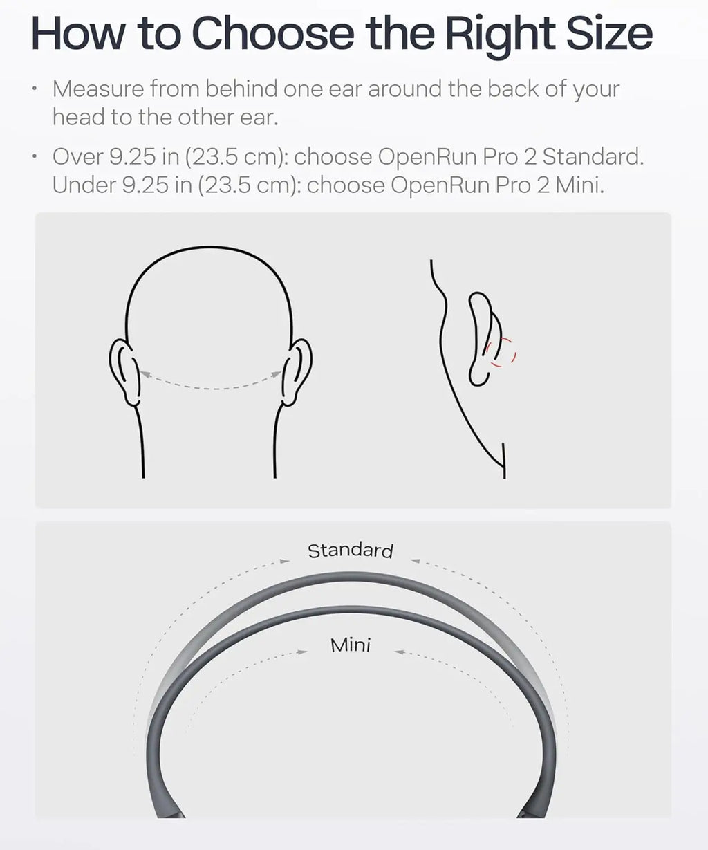 Open-Ear Bone Conduction Headphones: Wireless Sport Earphones for Running, Sweat-Resistant with Deep Bass and Reflective Strip