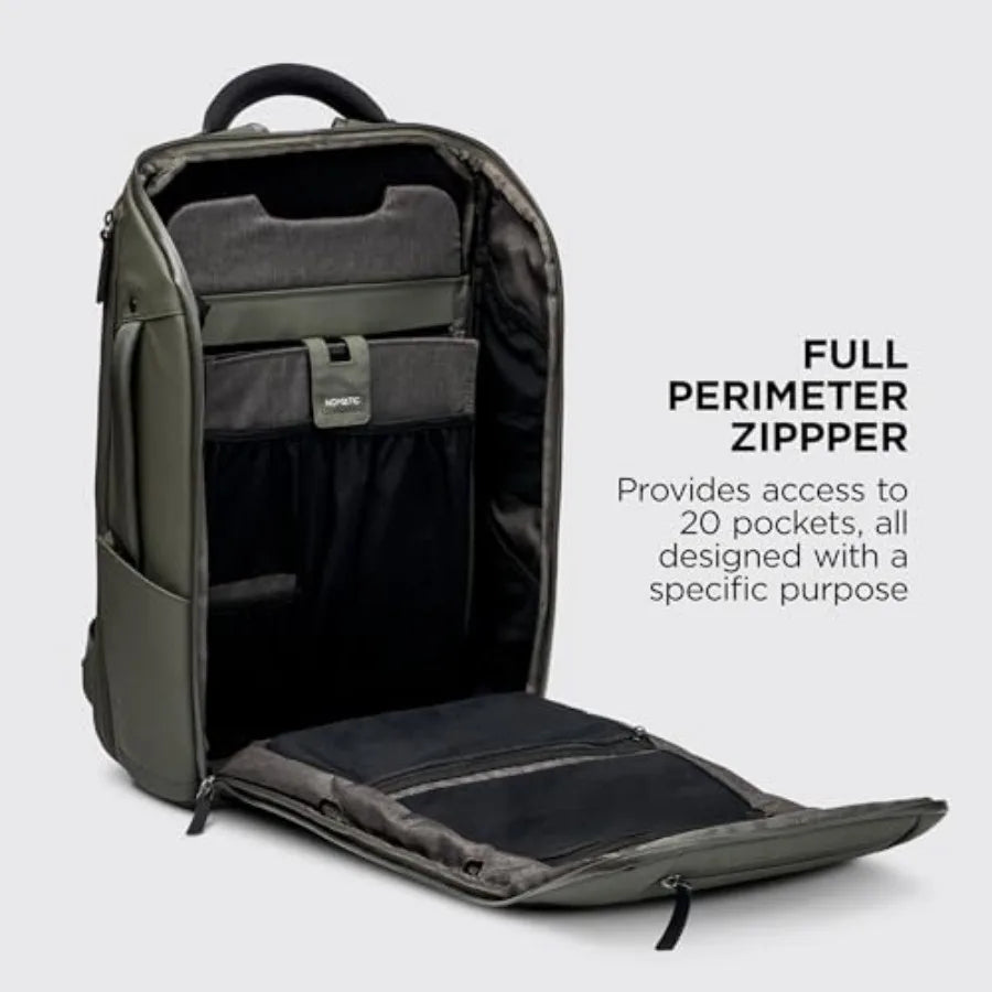 Travel Carry On Backpack 20L Water Resistant Laptop Bag for Women and Men Business Personal Item Bag Black Blue Red