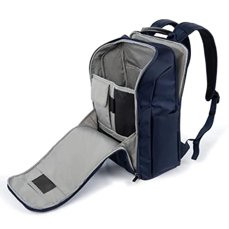 Crew Executive Choice 3 Slim Backpack for Men and Women Water-Resistant Patriot Blue Fits up to 15.6 Laptops and Tablets