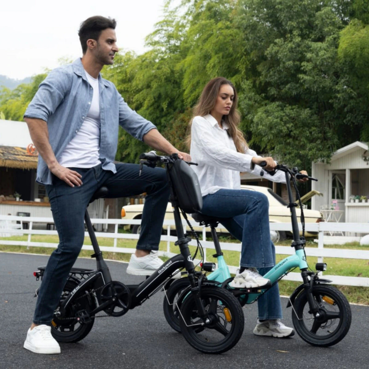 Bodywel T16Pro 14" Folding Electric Bike for Adults, 36V 10.4Ah Removable Battery, UL Commuter EBike with Dual Disc Brakes