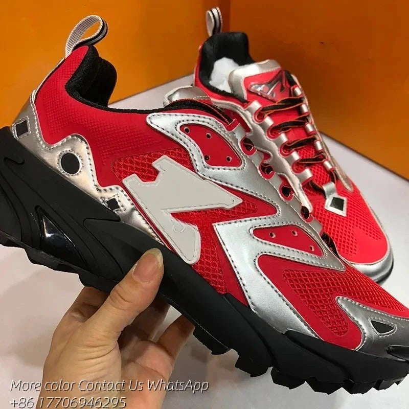 Designer B30 Runner Tatic Men's Sneakers Fashion mesh suede stitching casual  sneakers Men's outdoor B22 jogging shoes