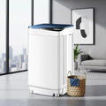 Compact 7.7lbs Portable Laundry Washer and Spin Dryer Combo with 6 Programs, Built-in Light, Ideal for Camping, RVs, Dorms, Blue