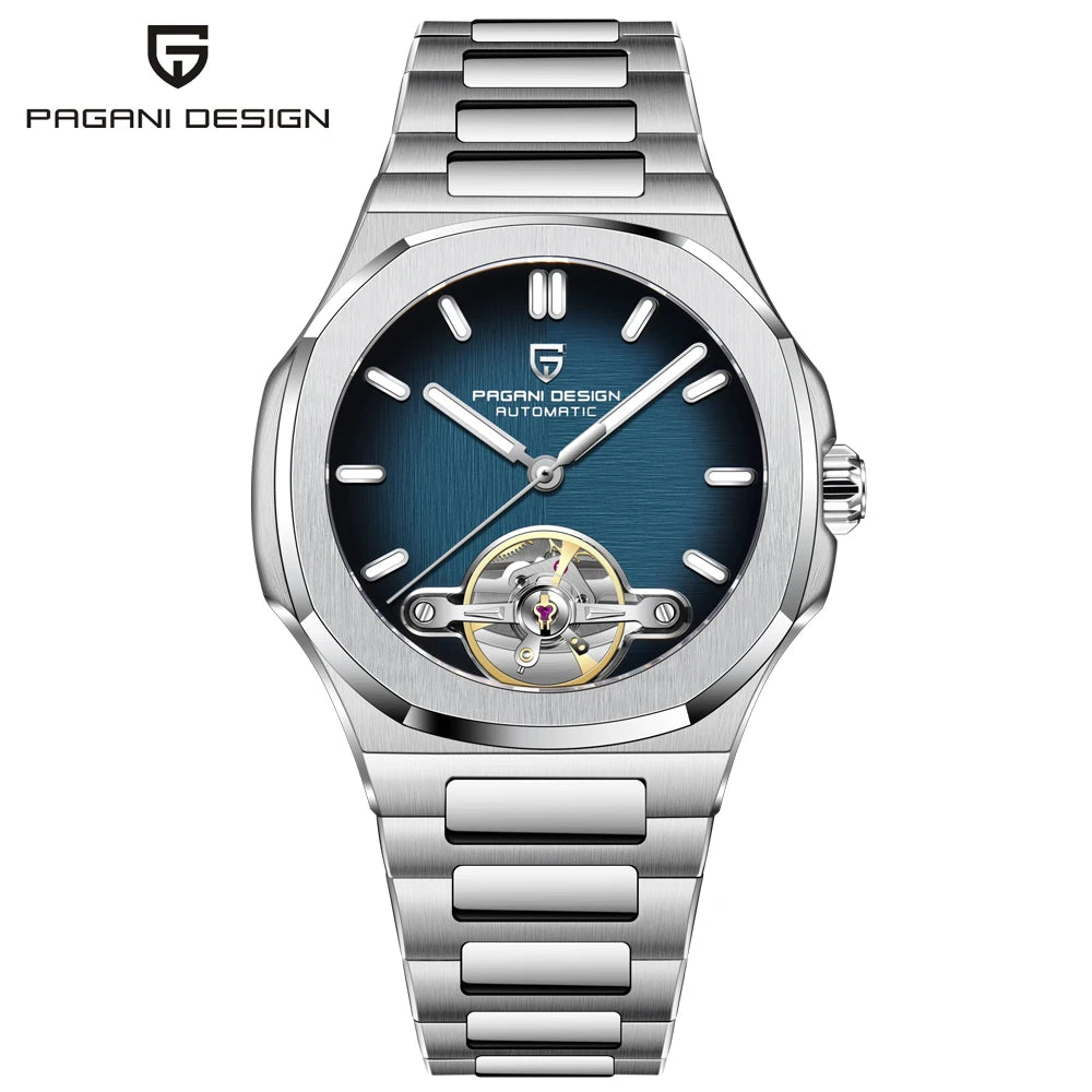 2026 New PAGANI DESIGN Tourbillon Men's Mechanical Watches Gold Luxury Automatic Watch For Men AR Sapphire Waterproof Luminous