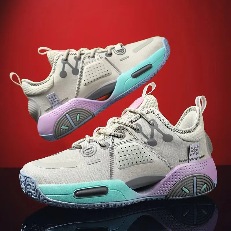 2026 New Fashion Basketball Shoes for Men Women High Top Durable Anti-slip Couple Sneakers Sports Training Casual Shoes