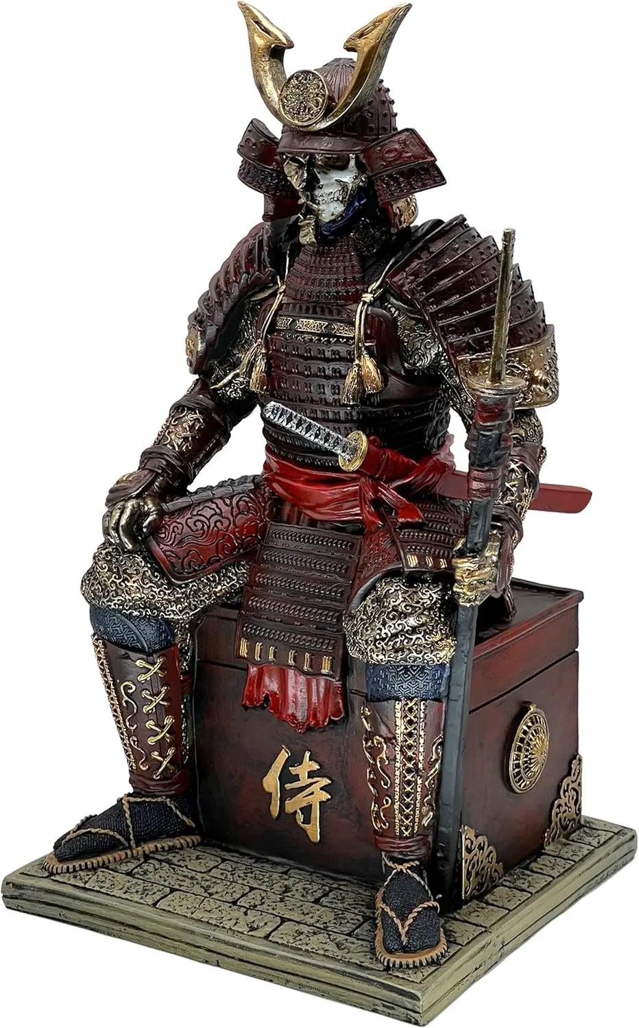 Medieval Samurai Undead Warrior Resin Statue Ornament for Home, Office, or Gift