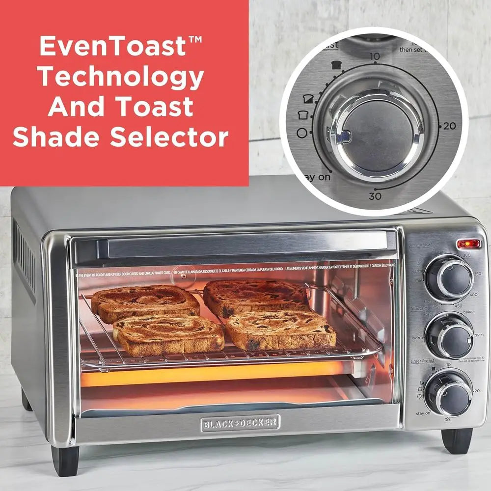 TO1313SBD Toaster Oven, 15.47 Inch, Silver