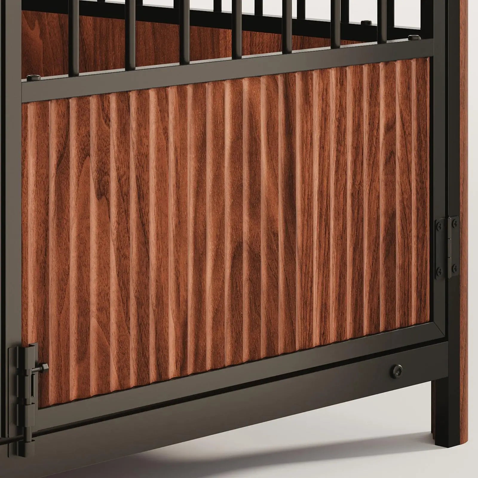 Pens Hutches Walnut Furniture Dog Cage Large Medium Pet House Decorative Indoor Crate Table for Bedroom