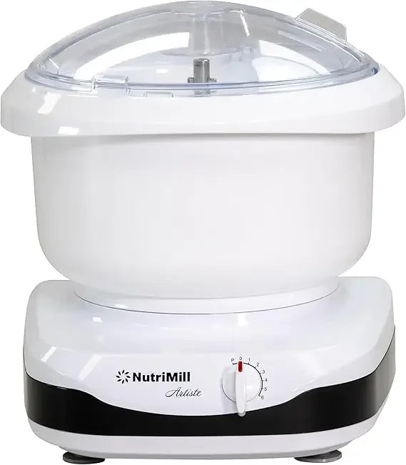 BestsellerBestsellerartiste kitchen electric stand mixer 500 watt 6.5 quart bowl with dough hook & wire whips (black trim)