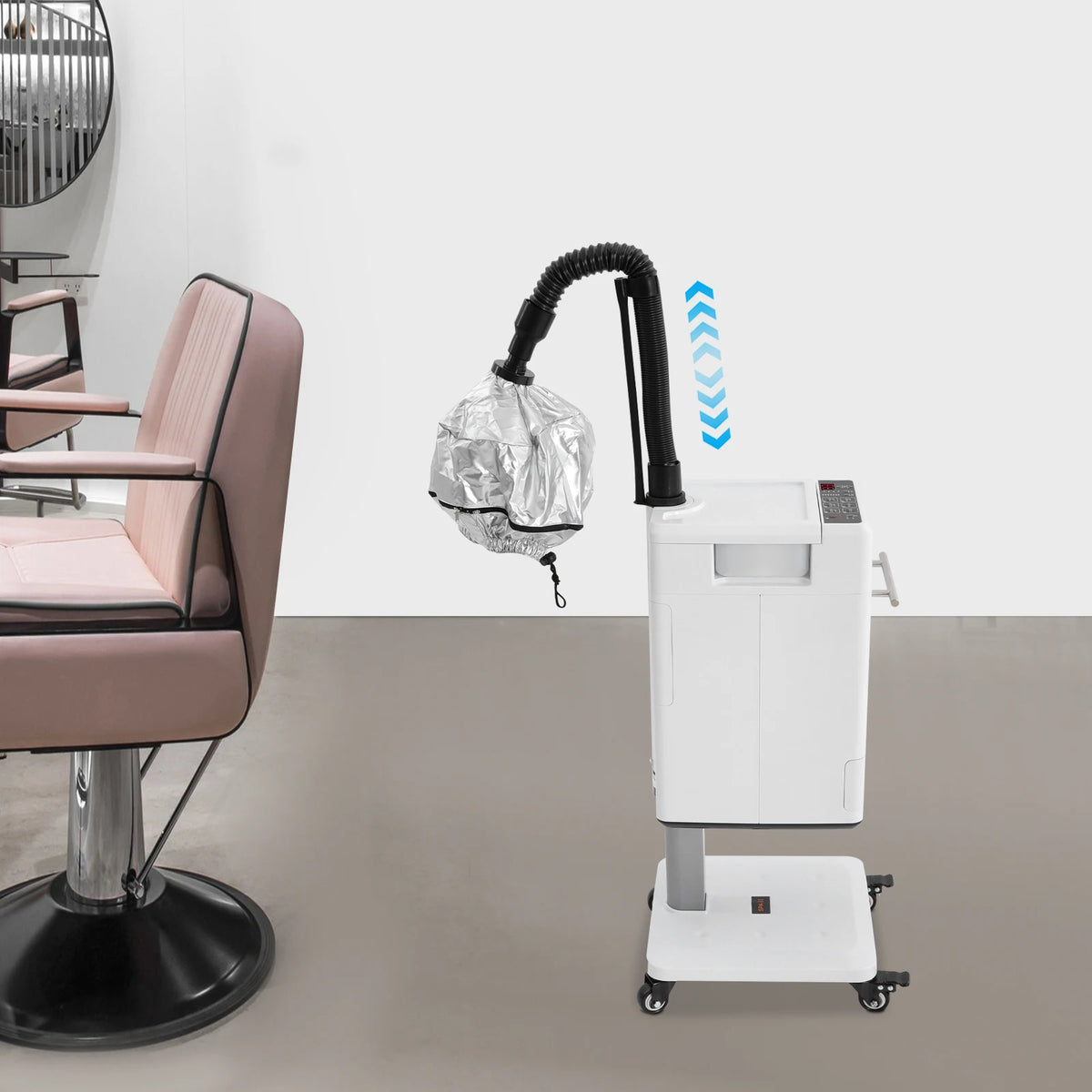 Nano Hair Steamer Machine,Multifunctional Hair Dyeing Machine,Nano Hair Steamer Machine with Wheels,Barber Stores,Beauty Salons
