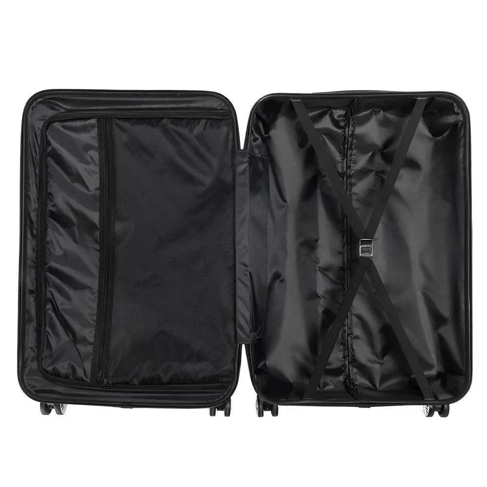 Durable 3-piece ABS pull rod rotating suitcase 20 "/24" /28 "hard shell suitcase