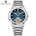 PAGANI DESIGN New Mechanical Tourbillon Automatic Men watch Sapphire 316L All Steel Clock Japan Movt Double Texture Luxury Watch