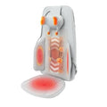 Neck and Back Massager with Heat for Pain Relief Deep Tissue Shiatsu Kneading Massage Chair Pad Grey Home Office Use Gift for W