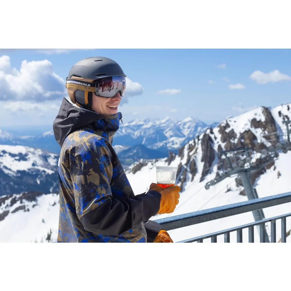 Quick Change Lens Ski & Snowboard Goggles - Unisex Design - 2 Vivid Lenses - Anti-Fog Technology - Over-the-Glasses Compatibilit
