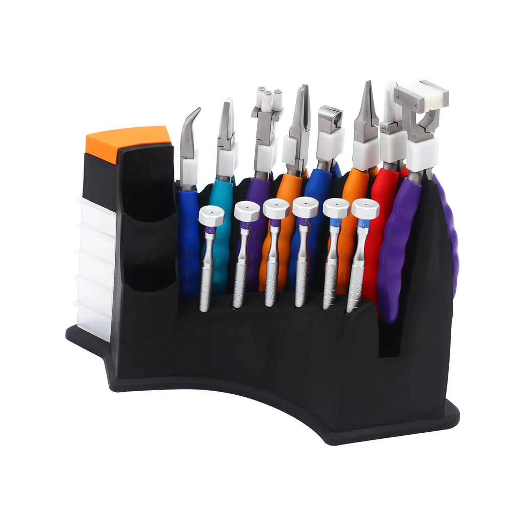 Optical Glasses Repair Tools, Eyeglass Repair Kit w/8 Pliers & 6 Screwdrivers(4.4inch Screwdriver Length), Eyeglass Adjustment