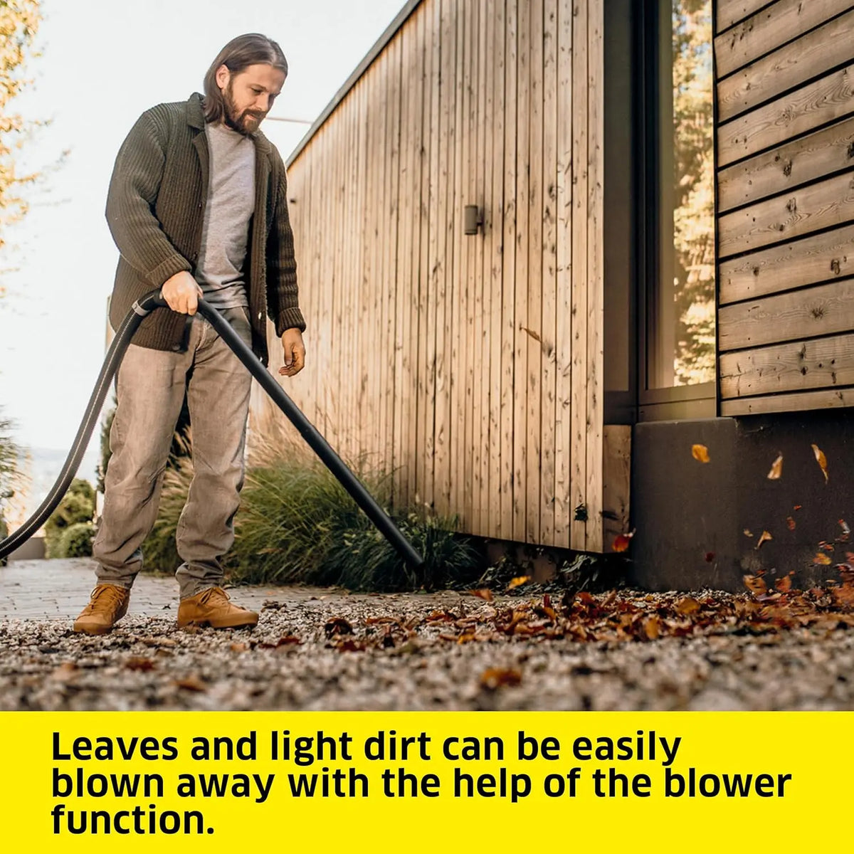 4.5 Gal Wet Dry Vacuum Cleaner with Blower, 2.8 HP, 26 ft Reach, Includes Crevice Tool & Floor Nozzle for Car Cleaning