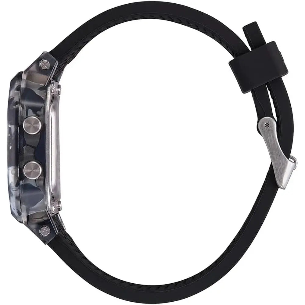 NIXON Siren A1210-100m Water Resistant Women's Digital Sport Watch (38mm Watch ace, 18mm-16mm Pu/Rubber/Silicone Band)
