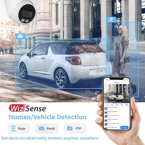Dahua IPC-HFW2849S-S-IL 8MP Smart Dual Light Fixed-focal Bullet WizSense Network Camera