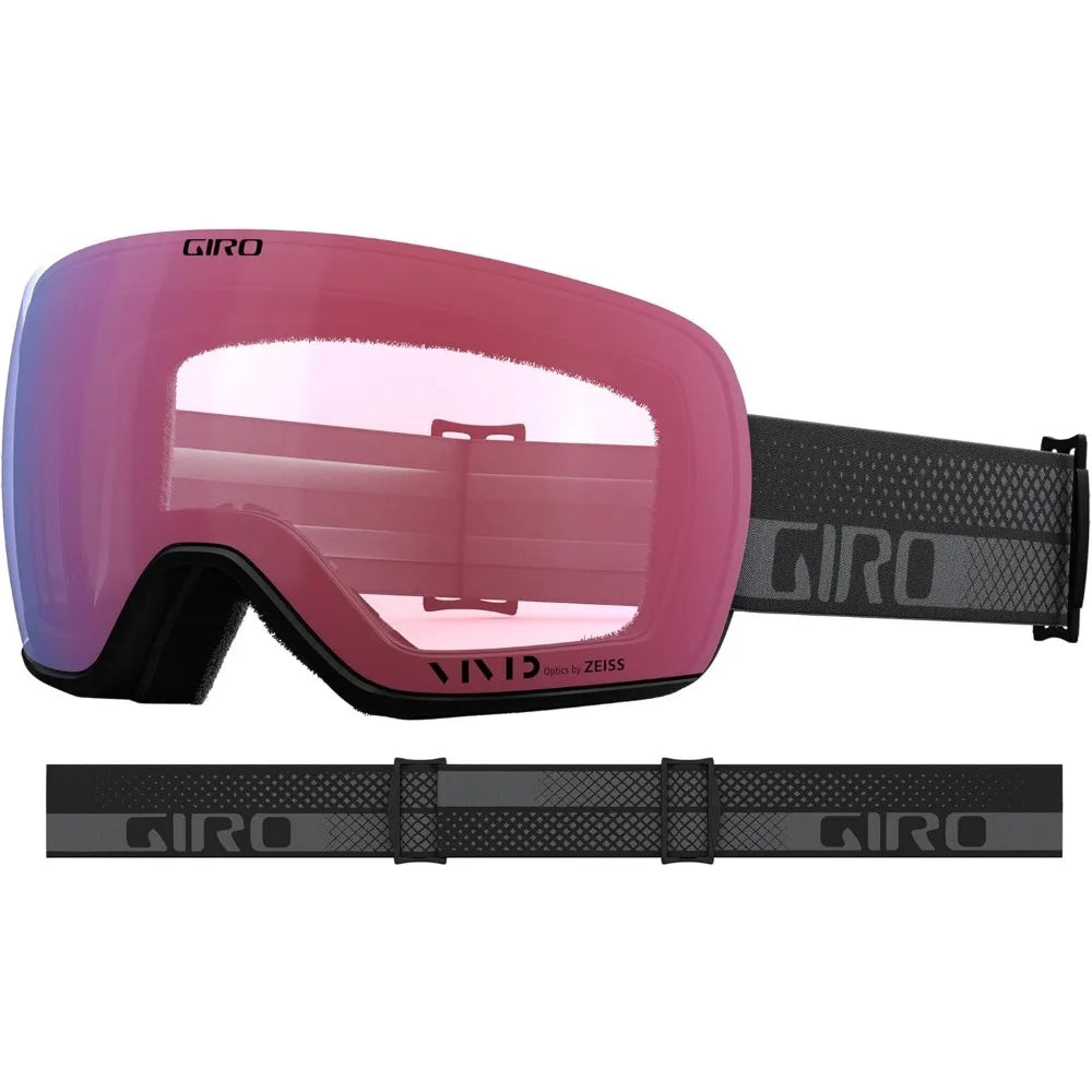 Quick Change Lens Ski & Snowboard Goggles - Unisex Design - 2 Vivid Lenses - Anti-Fog Technology - Over-the-Glasses Compatibilit