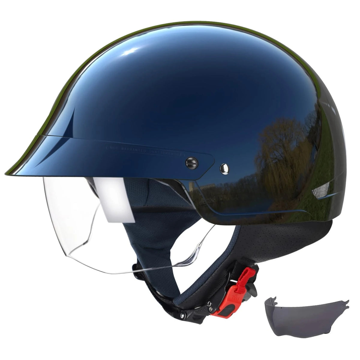 Half face Motorcycle Helmet vintage retro scooter jet helmet Cruiser Vintage Open Face Helmets With Windproof Collar helmet