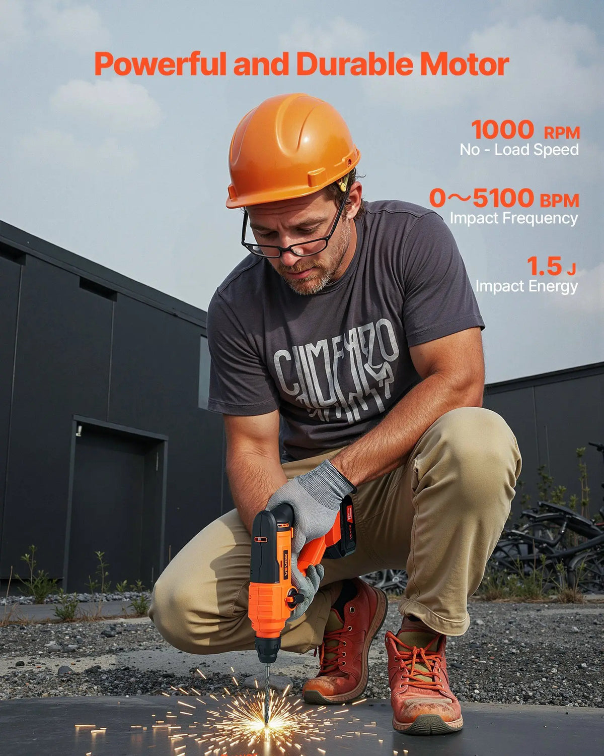 20V Cordless Hammer Drill Lithium Ion 0.6 Inch Rotary Hammer Driver SDS Plus Lightweight Power Tool Kit