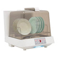 800W Compact Built-in Dishwasher with 6L Water Tank for 4-5 Set Tableware 360 Rotating Cleaning 3 Wash Programs Ideal for Small
