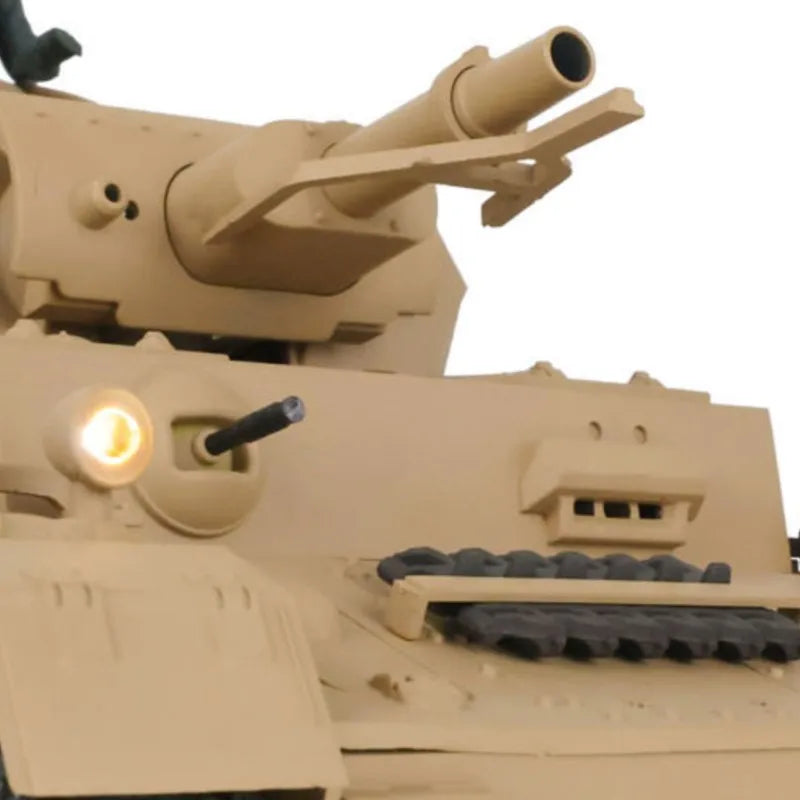US Stock Heng Long 2.4G 1/16 Scale 7.0 Plastic German Radio Control Panzer IV F RTR RC Tank Model 3858 Toys for Adults TH17379