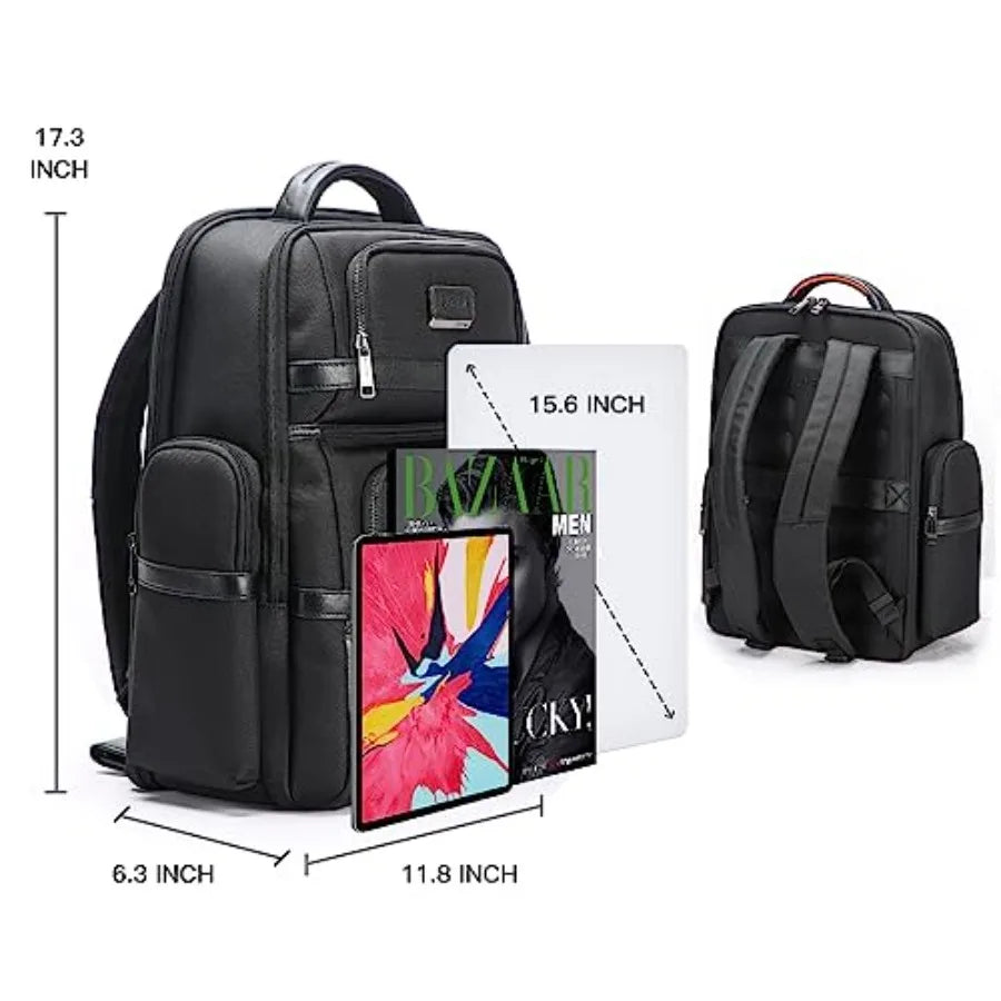 Executive Multi-Function Travel Friendly Backpack for Men 15.6 inch Laptop Business Anti Theft Computer Rucksack Water Resistan
