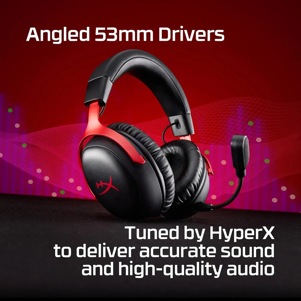 Wireless Gaming Headset with 120-Hour Battery, Bluetooth, Detachable Mic for PC, PS5, Switch