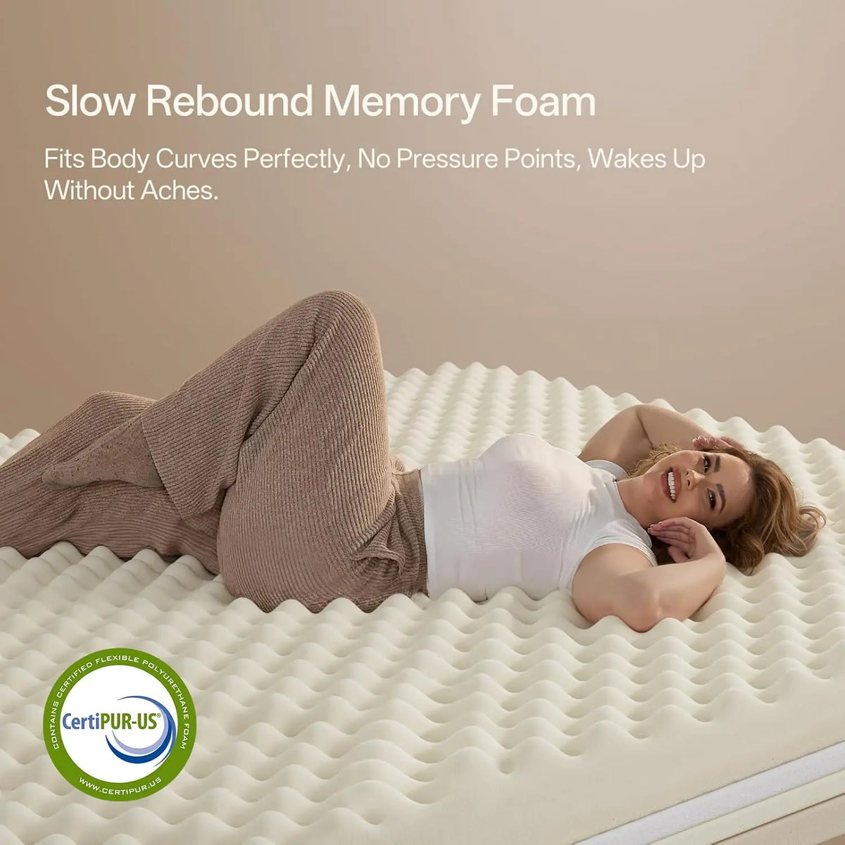 12 Inch Medium Plush Hybrid Mattress Memory Foam Pocket Coils Pressure Relief Motion Isolation Bedroom Use Queen Size Customized