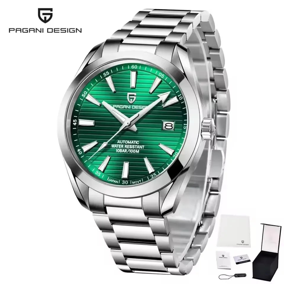 PAGANI DESIGN A150 V2 40MM Luxury Men Sports Watch Sapphire Glass Luminous Stainless Steel Automatic Mechanical Watches for men