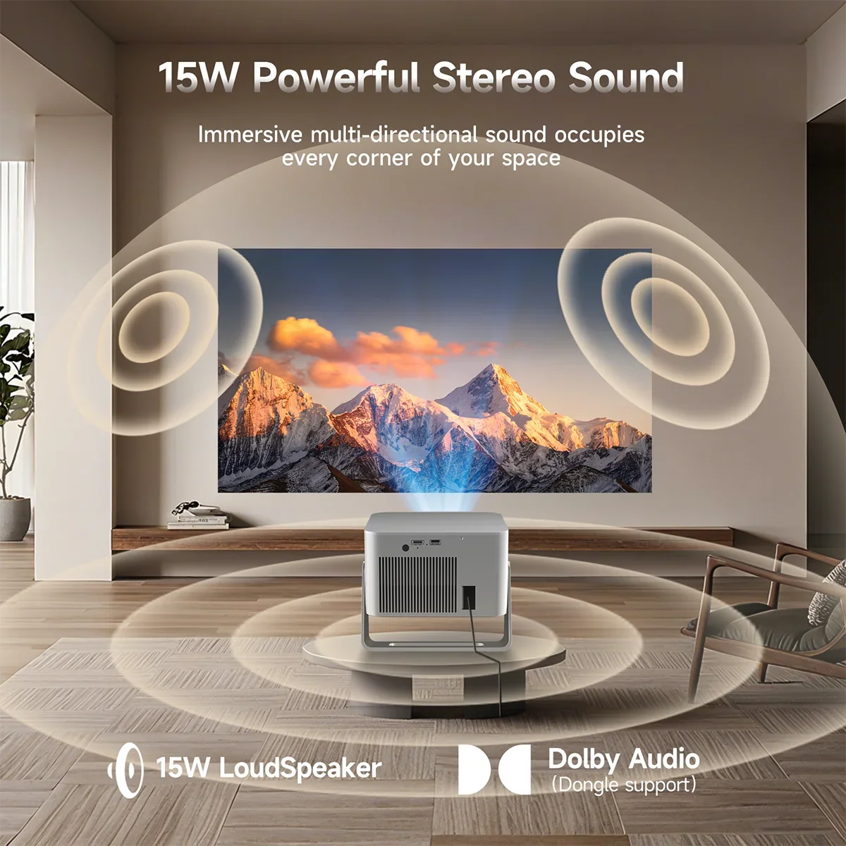 Magcubic HY350GTV 900ANSI Projector With Google TV OS 1080p Native Projector Auto Focus Portable Beam Android Home Projector