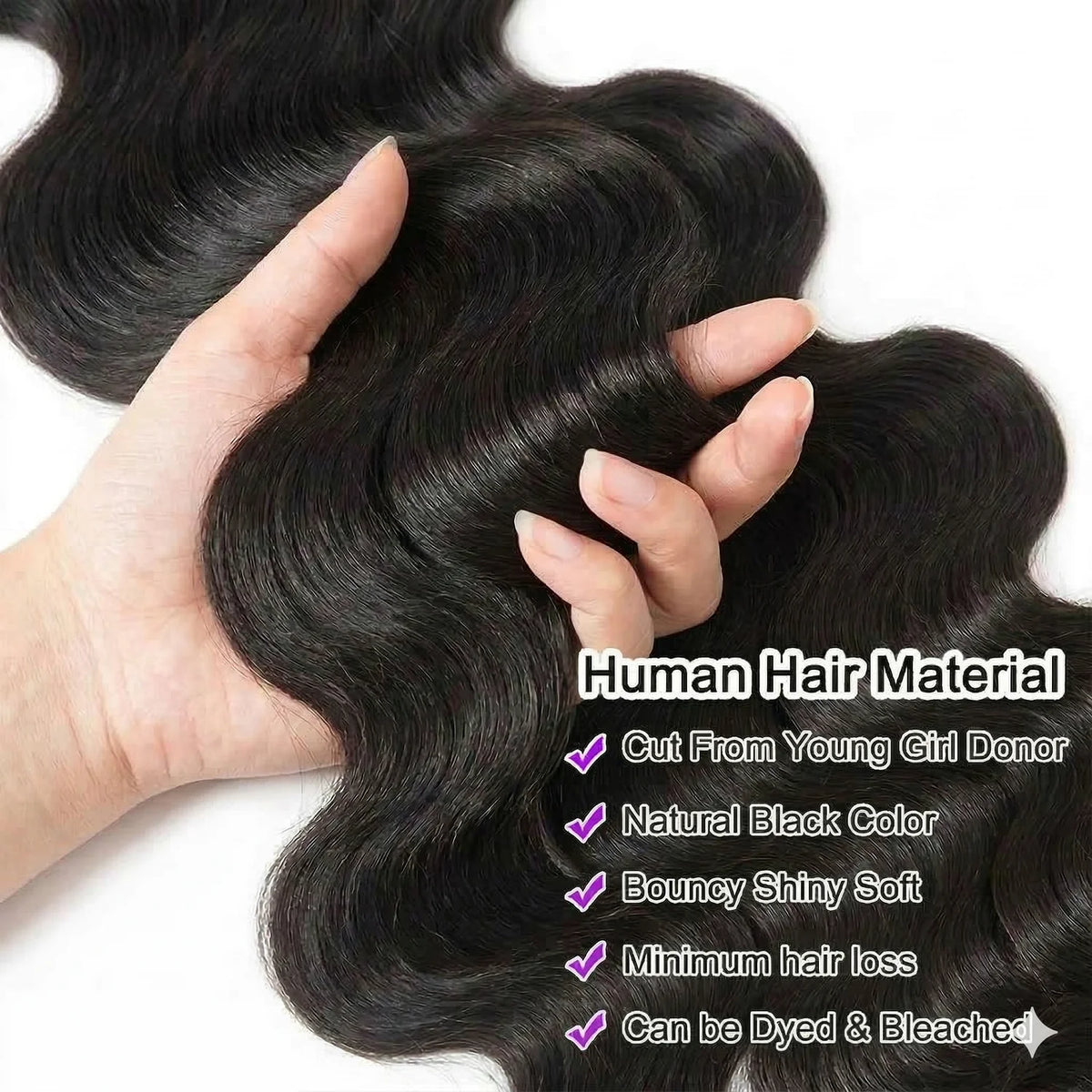 30 36 40 Inch 16A Body Wave Bundles Human Hair Brazilian Black Virgin Weave Hair Unprocessed Raw Hair Bundles Extensions Deals