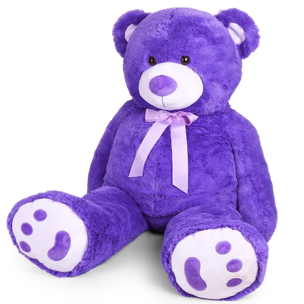Giant Teddy Bear Stuffed Animals, 5Ft Big Bear Plush, Large Stuffed Toy For Christmas, Gift for Girlfriend Birthday Gifts