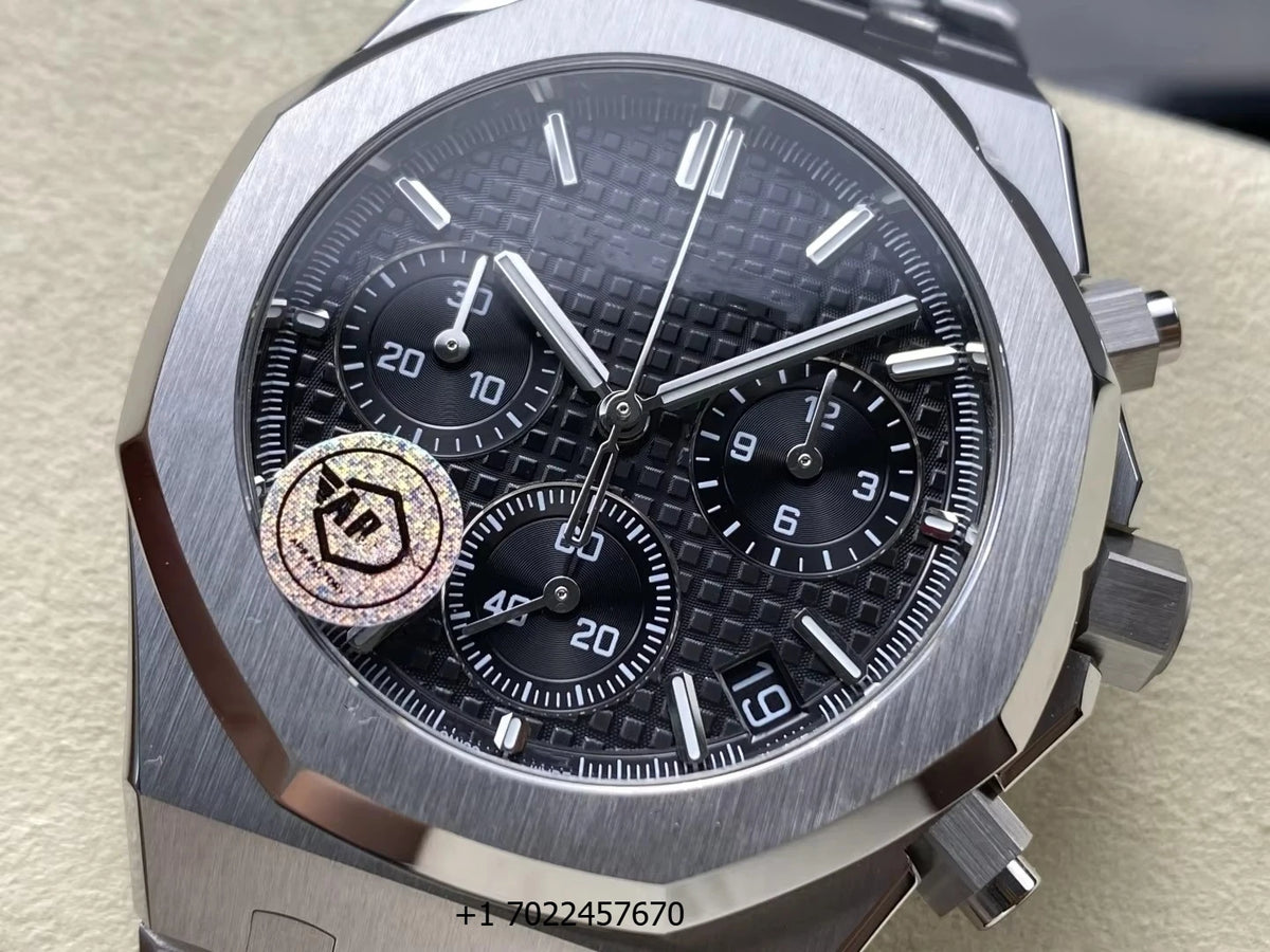 Luxury Mechanical Watch Super Quality Waterproof 41mm with APS Factory 4401 Movement 26240 Multi-Function Chrono Watch