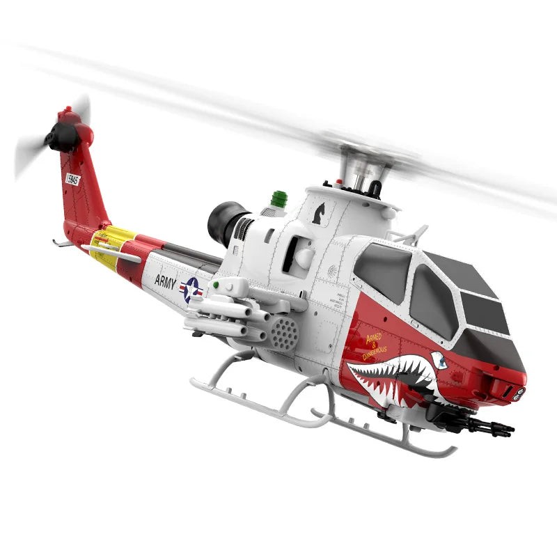 AH-1 Cobra 2.4G 9CH GPS Optical Flow Localization LiDAR TOF Altitude Hold Brushless Motor1:32 Scale RC Helicopter YuXiang F112S