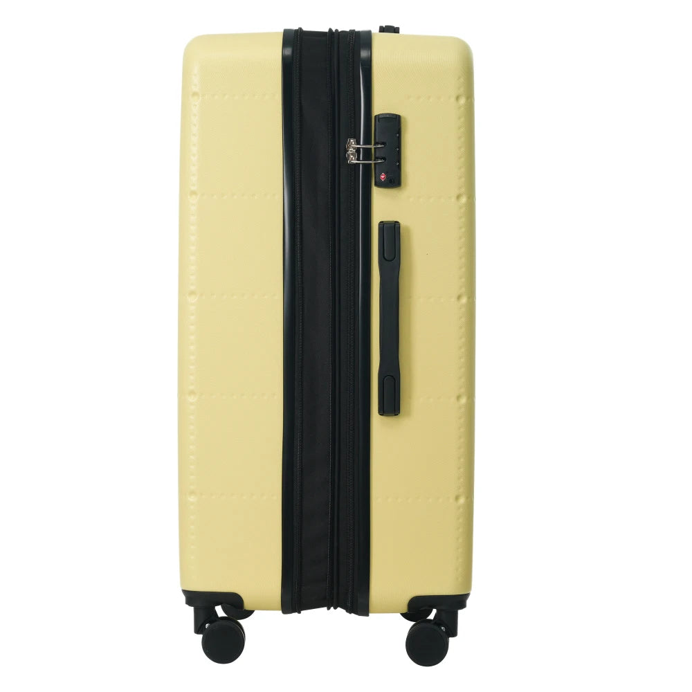 Hardside Expandable 5PCS Luggage Set with Bags 20" Half Opening Carry On USB TSA Lock Double Spinner Wheels 24" 28"