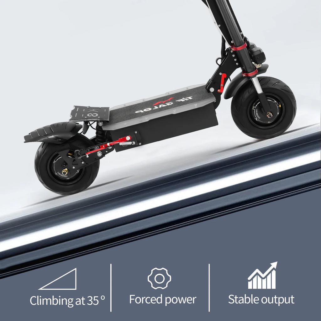 TIFGALOP K8 12 Fat Tireh tire,E-mountain scooter Adult Foldable Electric Scooter 3000W*2 Motor 60V38AH Battery City Escooter