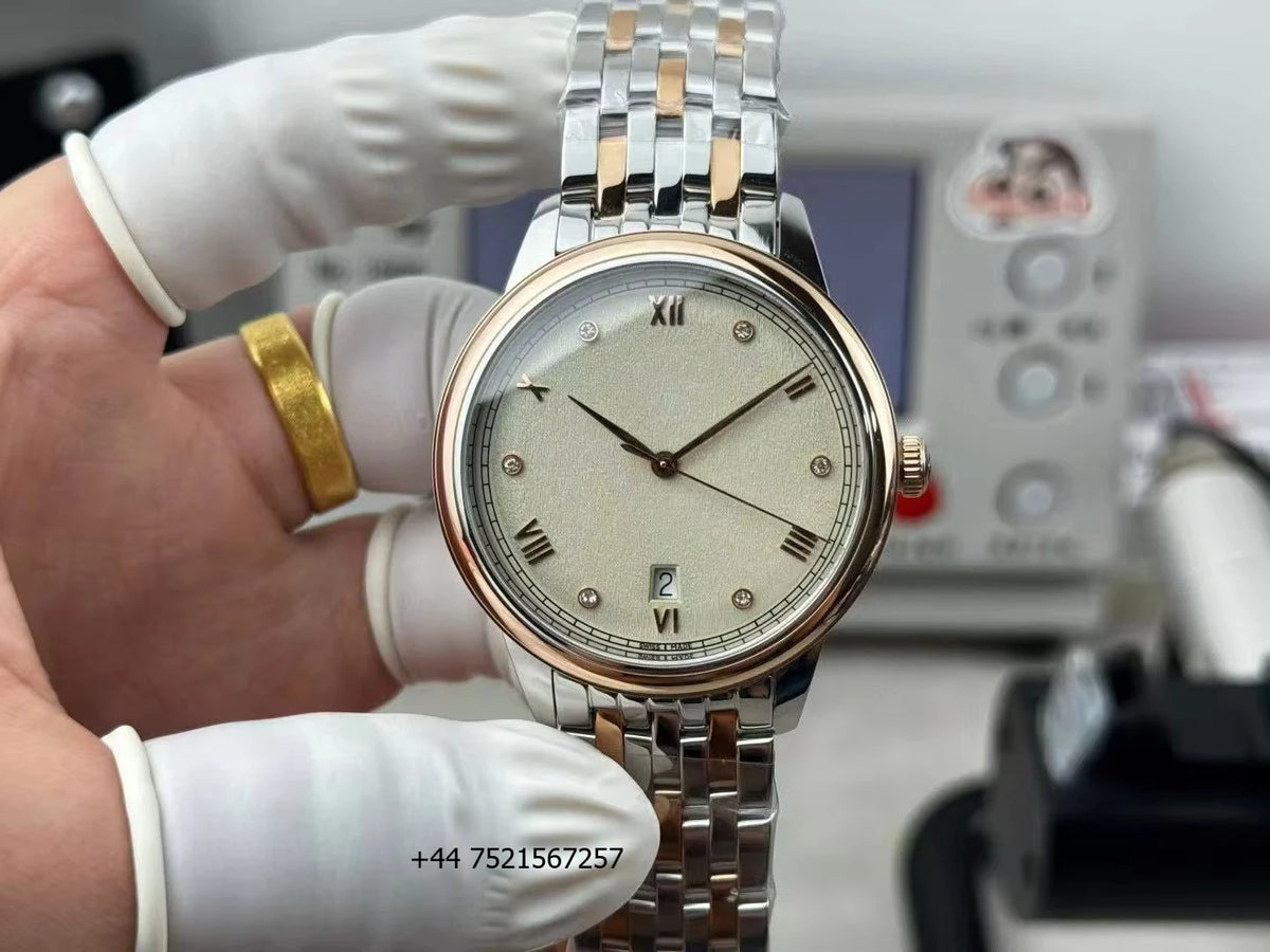 Men's Women's Universal Automatic Mechanical Watch Stainless Steel Water Resistant Diver Antique Calendar Elegant High Quality