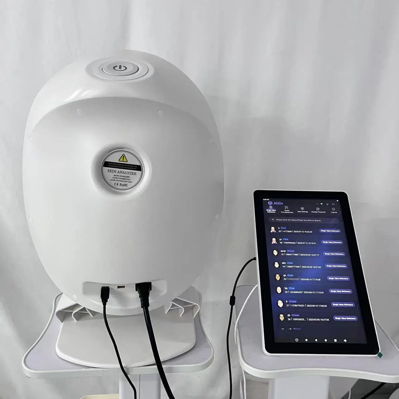 AISIA Q1 3D AI Facial Skin Analyzer Detection Skin Problem Diagnosis 8 Spectrum Professional Analysis Beauty Salon Equipment