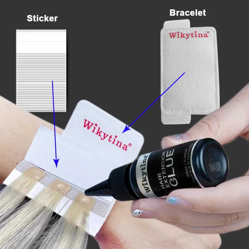 UV Hair Extension glue kit V Light Technology Hair Extension Tools KIT  SET Wig Human Hair Piece salon Fast Grafting connnect