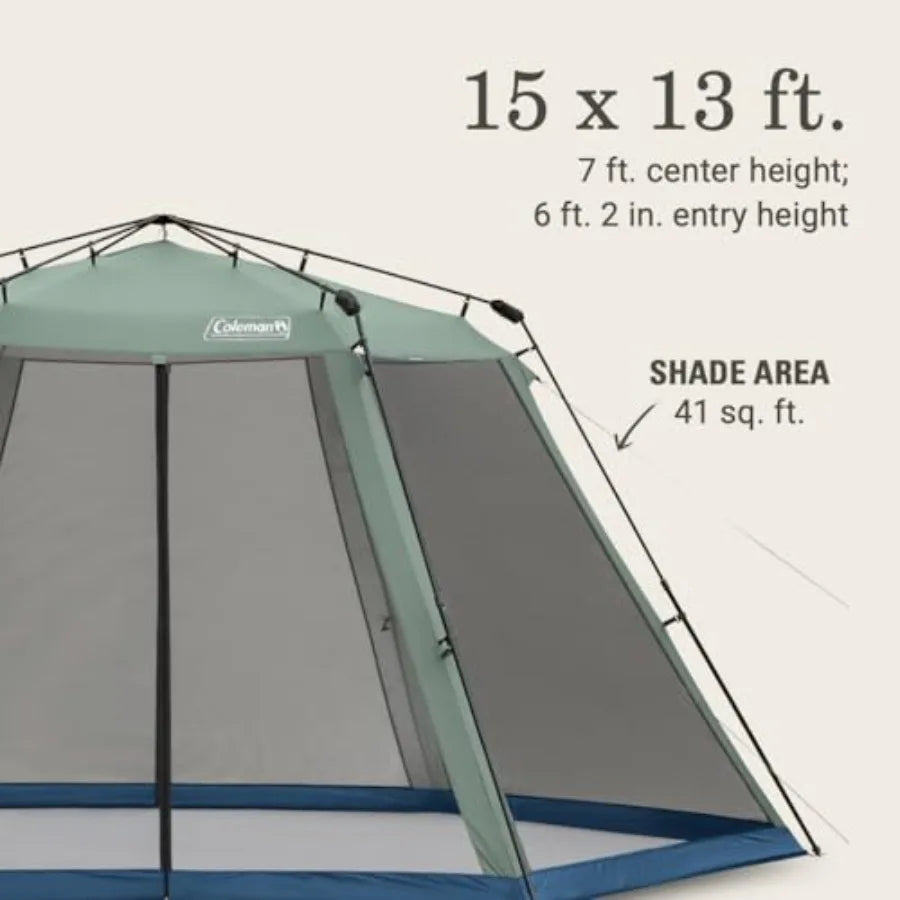 Skylodge Portable Screenhouse with 1-Minute Setup Screened Gazebo for Bug-Free Lounging Outdoor Sun Shade for Picnic Events Par