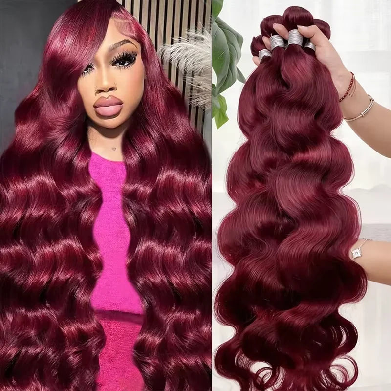 30 36 40 Inch 16A Body Wave Bundles Human Hair Brazilian Black Virgin Weave Hair Unprocessed Raw Hair Bundles Extensions Deals